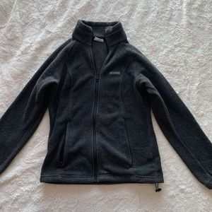 Dark gray Columbia fleece zip-up